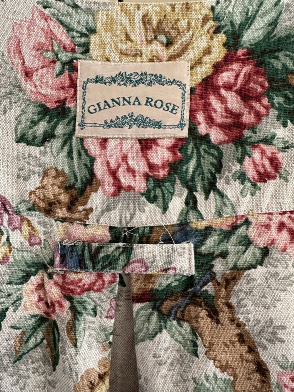 Gianna Rose Floral Utility Jacket in Multi-Color